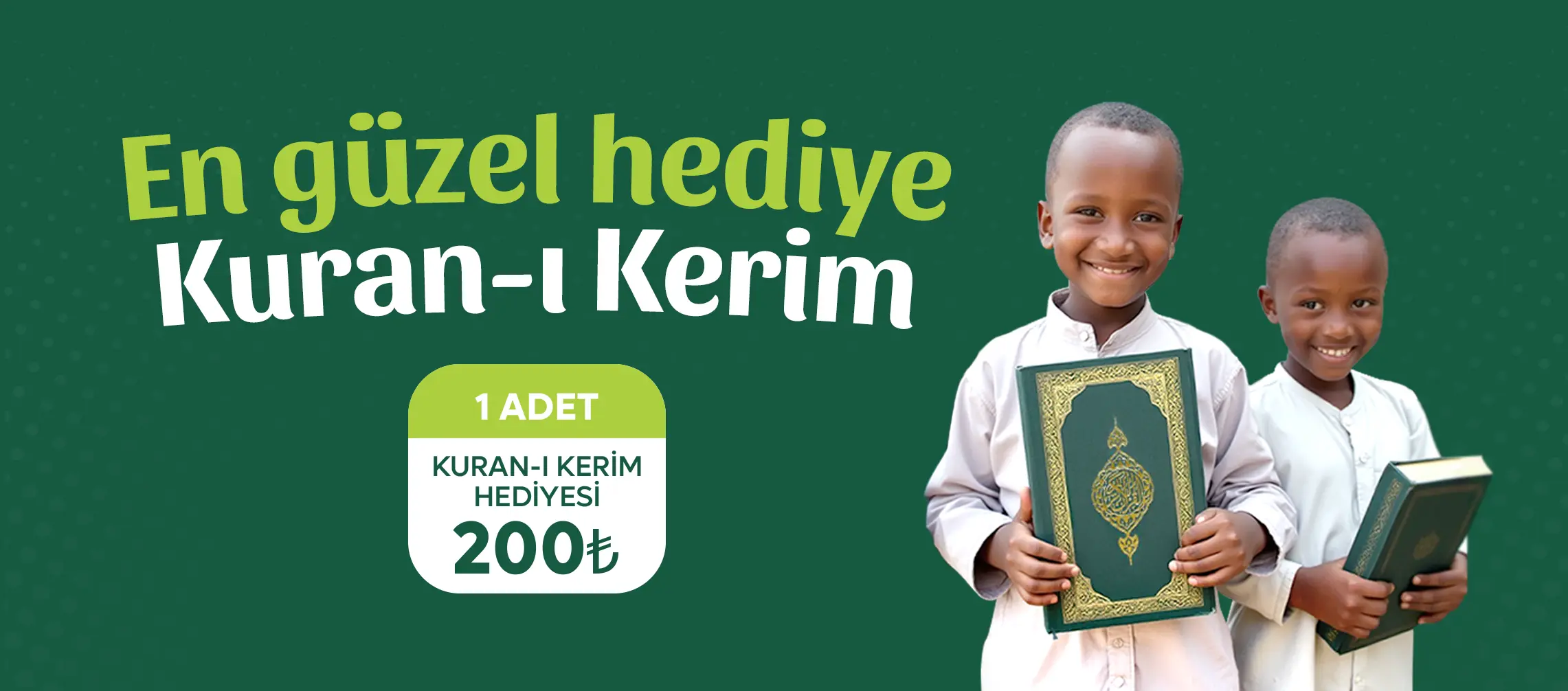 1 Afrika Kur'an-ı Kerim Hediyesi