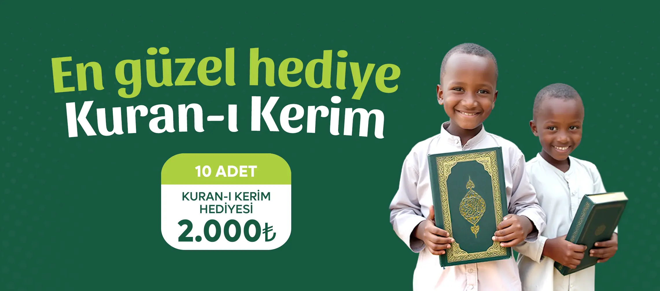 10 Afrika Kur'an-ı Kerim Hediyesi